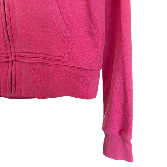 Victoria’s Secret PINK Jacket Medium University of Pink 1986 Zip Hooded Y2K Pink - Picture 6 of 7